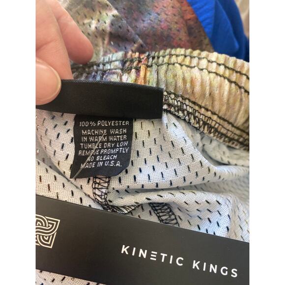 Kinetic Kings Mural Triton Angel Mesh Shorts Streetwear Size XS Men  NWT - Picture 5 of 5